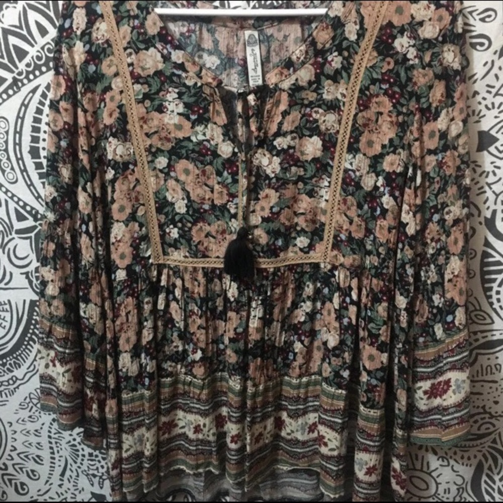 American rag boho shirt